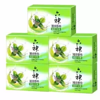 [5盒装]六神香皂清凉香皂(绿茶+甘草)125g