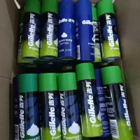 吉列剃须泡沫软化胡须刮胡膏舒适男士剃须液刮胡子须泡210g瑕疵 吉列210g(余量125g)一瓶