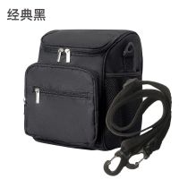 溜娃神器挂包置物袋篮筐儿童推车溜娃收纳挂袋通用婴儿车配件 多功能经典黑