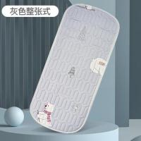 婴儿车凉席夏季宝宝推车通用冰丝乳胶席透气新生儿童安全座椅凉垫 整张款-北极熊[凉感冰丝乳胶凉席] 78*32cm