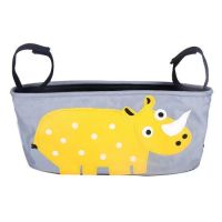 婴儿车挂包收纳袋外出通用多功能大容量便携BB手推车置物溜娃神器 犀牛(无盖款)