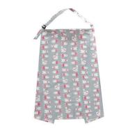 棉哺乳巾外出喂奶巾小猪佩琪遮挡衣防走光罩衣多功能哺乳遮巾 活动款颜色随机棉布 没有网纱款