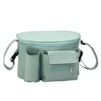 婴儿推车挂包多功能妈咪包童车挂包防水母婴外出包通标 新抹茶绿
