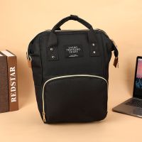 妈咪包母婴大容量双肩时尚包多功能外出女包背包妈妈轻便出行婴儿 普通款百搭黑