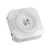 Amoi/夏新 K200小蜜蜂扩音器老师讲课便携式多功能小型喇叭大音量 牛奶白 低配版:无头戴麦