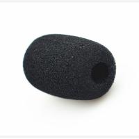 通用小蜜蜂扩音器海绵套头戴麦克风话筒咪罩耳麦棉泡沫可水洗 黑色5粒装