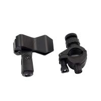 话筒支架配件通用麦克风夹子话筒夹子卡扣头通用主播麦克风配件 扩展夹+话筒夹