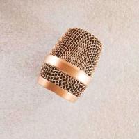 原装拜尔话筒网头金属麦克风网罩无线话筒金属咪罩kTV专用耐摔 金色 拜尔