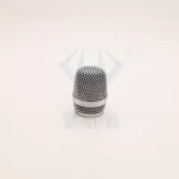 无线麦克风话筒网罩话筒网头咪罩钢罩KTV配件声话筒配件 银白色