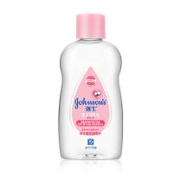 强生婴儿润肤油100ml/200ml温和润肤宝宝抚触按摩油 去头垢卸妆油 200ml润肤油