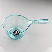 摔不破家用厨房水瓢加厚塑料水勺洗澡舀漂流舀子水瓢儿童洗头勺子 有嘴款透明绿