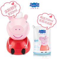 小猪佩奇儿童洗沐二合一洗发水沐浴露婴儿沐浴露保湿滋润护肤850g 佩奇500ml+随机赠品