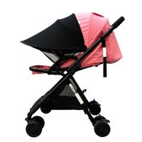 婴儿推车遮阳棚防紫外线蓬遮光全罩宝宝伞车遮阳伞防晒罩通用配件 普通款黑色遮阳蓬
