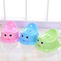 [笑脸款带盖]儿童坐便器婴幼儿卡通加厚坐便凳男女宝宝尿盆尿壶 颜色随机