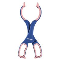 小袋鼠巴布宝宝奶瓶防烫夹耐高温硅胶防烫夹多功能钳子奶瓶夹万能 孔雀蓝