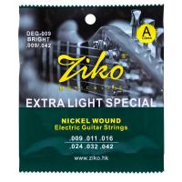 ZIKO立欧 电吉他弦 电吉他琴弦套装一套6根 琴弦防锈琴弦吉他配件 DEG-009普及电吉他弦 单品(无赠品)