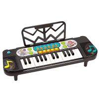 儿童电子琴初学者入门61键自学男女孩25益智钢琴音乐37键乐器玩具 25键双模式电子琴-带话筒 电池版+电池套装+工具+