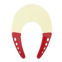 新品剪发围脖防碎发披肩不沾发硅胶乳胶日本设计成人超薄理发垫肩 红色魔术贴