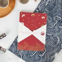 中国风古风唯美 千灯愿 手帐本精装本日记本子手账本笔记本文具a5 扇舞-B6空白内页本