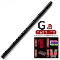 笛子初学入门陈情鬼笛魔笛竹笛令儿童精制专业演奏高级古风横笛 黑色陈情[G调](款)