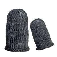 指套防汗防滑超薄指套手机游戏神器手指套王者荣耀游戏指套 升级针织游戏指套深灰色:2只(推荐)