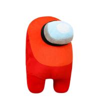 狼人杀among us 毛绒玩具公仔动漫游戏周边3D抱枕小挂件有 红色款 20CM