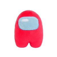 Among Us抱枕公仔毛绒玩具太空版狼人杀游戏周边动漫玩偶生日礼物 平面款红色(掌柜推荐) 11厘米(较小不推荐)