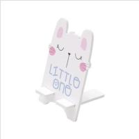 MUMU良品 创意卡通懒人手机支架便携桌面木质可爱手机座动漫周边 手机支架-小猫
