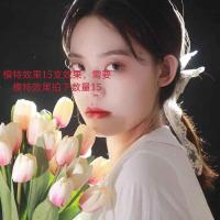 汉服手持道具莲花昙花仿真假花古风拍照古装拍摄单支荷花白莲花饰 样片款式郁金香 一支装