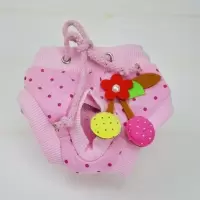 新品狗狗经期生理裤女泰迪狗月经期猫咪生理裤防交配避孕裤衩 嘟贝贝草莓生理裤粉色-R86-E27 S-小型
