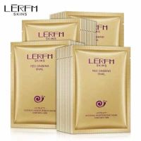 蓝尼芳可官方蜗牛臻养面膜t贴补水保湿美白学生女祛痘抗皱 [蓝尼芳可官方正品]补水保湿美白抗皱 蓝尼芳可红参蜗牛臻养面膜1