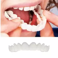 牙套吃饭神器假牙套仿真通用缺牙临时牙套遮盖门牙缺牙临时牙填 上牙