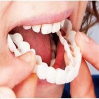牙套老人吃饭仿真牙套咀嚼牙套矫正塑形牙套牙齿缺陷修复牙套通用 上牙
