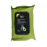 懒人卸妆巾棉慧坊牛油果植萃卸妆脸部一次性卸妆湿巾男女通用 1包牛油果卸妆巾60片