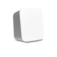 一番优选 粘贴式壁挂式小物收纳盒棉签盒化妆棉盒翻盖防尘盒 壁挂式小物收纳盒