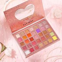 35色土豆泥质地眼影盘珠光哑光湿眼影大地色初学者学生盘 眼影单品 35色眼影