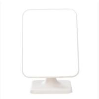 大号台式梳妆镜 高清化妆镜折叠便携镜子宿舍桌面小镜子公主镜 白色