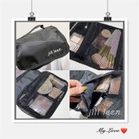 JILL LEEN折叠式收纳包 2021新款简约化妆包女 显高级感ins风便携 玖丽刷包 J01潶色