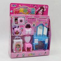 可爱小公主过家家梳妆台手提包相机女生3场景趣味化妆台玩具套装