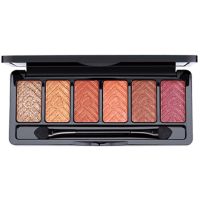 柏美姿十色眼影四色大地色亚光微珠光咖啡色眼影盘初学者男女学生 六色珠光1#湿粉