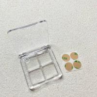 眼影盘空盘四色小巧便携眼影盘ins平价学生日常眼影盘小盒迷你 四格盘+双面胶贴