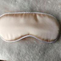 儿童婴儿双面真丝眼罩晒太阳遮光桑蚕丝眼罩 婴儿光面粉色