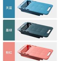 创意厨房伸缩多功能水槽切菜板切水果蔬菜砧板小案板沥水收纳篮 随机一款颜色