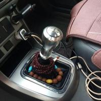汽车车用档把头改装金属手动挡排挡头通用排档杆个性自动挂挡杆头 金属圆头[银色]