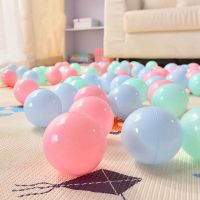 海洋球波波球批发游乐园加厚环保海洋球宝宝彩色球池儿童玩具球 7cm马卡色 10个环保加厚+送网兜