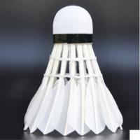 []6只12只装鹅毛羽毛球耐打王比赛用球打不烂室内外羽毛球 (娱乐用)耐打白色3只装