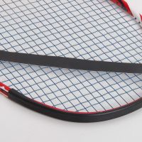 拍头贴羽毛球拍保护贴耐磨PU加重调整球拍平衡厚保护线管防掉漆 黑色拍头贴3条装