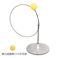 猫咪用品玩具自己玩解闷自嗨玩具逗猫棒长杆神器套装解闷自嗨长杆 弹力逗猫棒+1个乒乓球