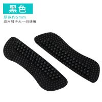 4D后跟贴男女硅胶隐形防磨贴脚掉高跟大一码加厚鞋半码垫神器 黑色厚款5mm 1双装