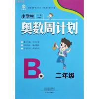 小学生奥数周计划[B版][二年级] 2册 2021小学生奥数周计划 A版B版 二年级上下通用数学练习册奥数